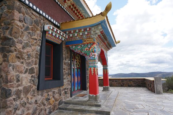La entrada al templo budista cerca de la ciudad de Minas, Lavalleja, Uruguay - Sputnik Mundo