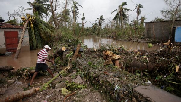 Consecuencias del huracán Matthew en Haití - Sputnik Mundo