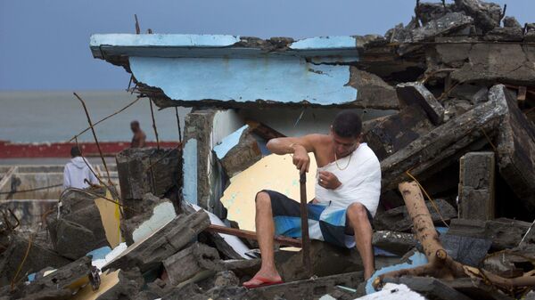 Consecuencias del paso del huracán Matthew por Cuba - Sputnik Mundo