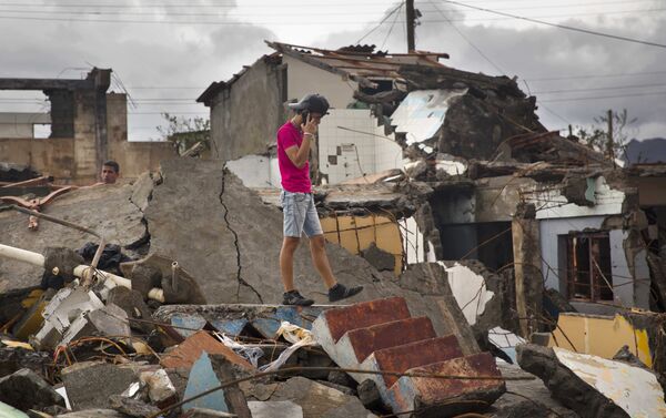 Consecuencias del paso del huracán Matthew por Cuba - Sputnik Mundo