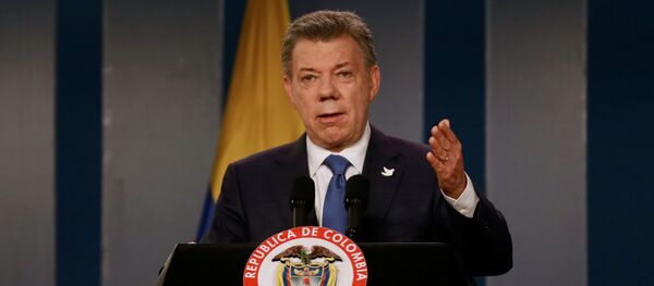 Juan Manuel Santos, presidente de Colombia - Sputnik Mundo