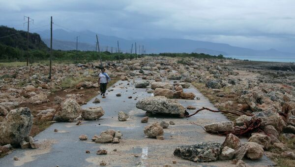 Las consecuencias del huracán Matthew en Cuba - Sputnik Mundo