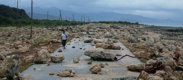 Las consecuencias del huracán Matthew en Cuba - Sputnik Mundo