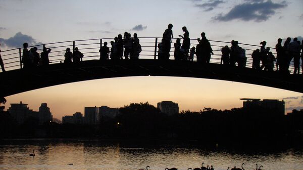 Atardecer en el parque Ibirapuera - Sputnik Mundo