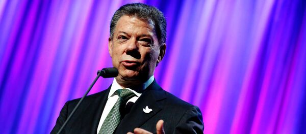 Juan Manuel Santos, presidente de Colombia - Sputnik Mundo