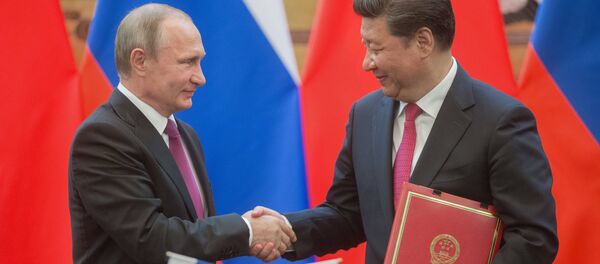 Los líderes de Rusia y China - Sputnik Mundo