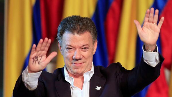 Juan Manuel Santos, presidente de Colombia - Sputnik Mundo