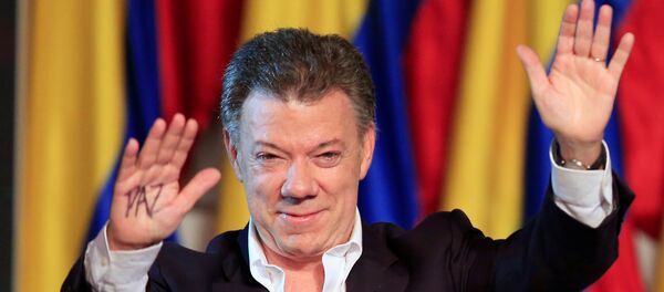 Juan Manuel Santos, presidente de Colombia - Sputnik Mundo