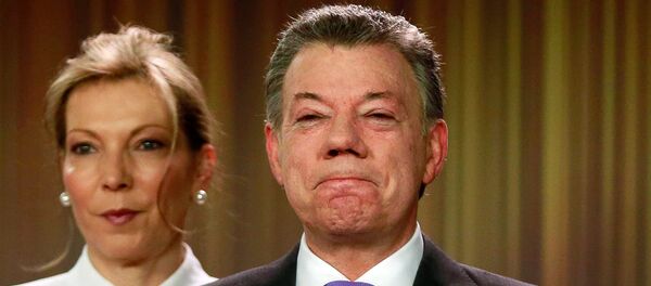 Juan Manuel Santos, presidente de Colombia - Sputnik Mundo