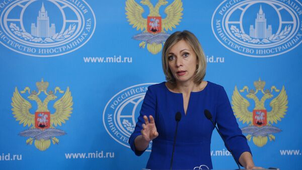 María Zajárova, portavoz del Ministerio de Exteriores de Rusia - Sputnik Mundo