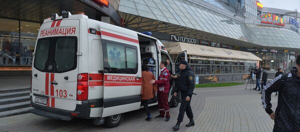 Ataque en el centro comercial de Minsk Ataque en el centro comercial de Minsk - Sputnik Mundo