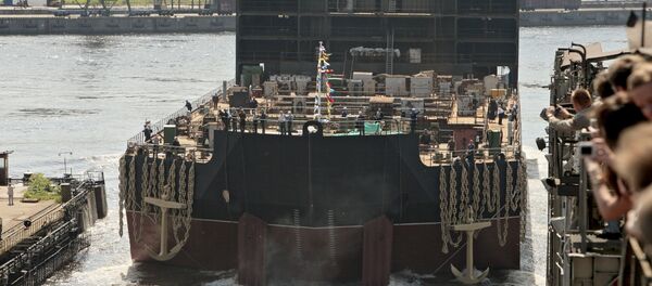 La central nuclear flotante Académico Lomonósov - Sputnik Mundo