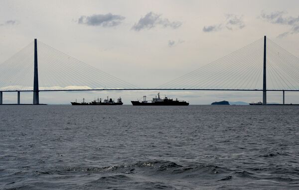 El Puente de la isla de Russki - Sputnik Mundo