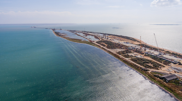 El avance de la construcción del puente de Crimea - Sputnik Mundo