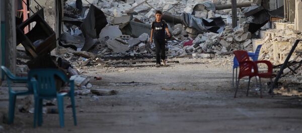 Edificios destruidos en Siria - Sputnik Mundo