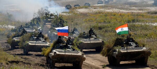 Las maniobras ruso-indias Indra 2016 (archivo) - Sputnik Mundo