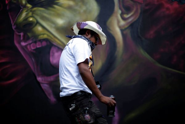 Festival internacional de grafiti en Ciudad de México - Sputnik Mundo