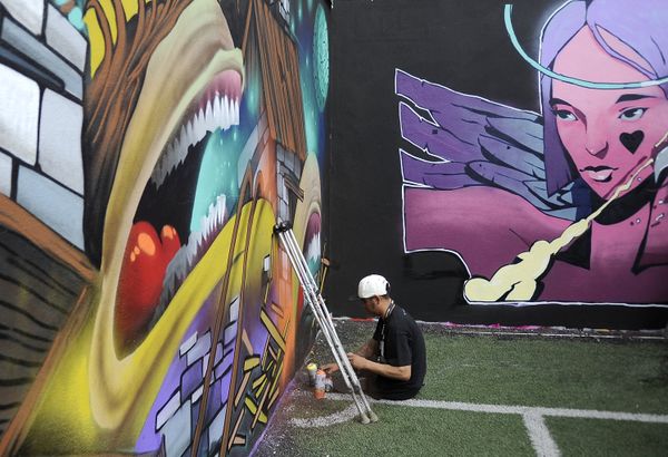 Festival internacional de grafiti en Ciudad de México - Sputnik Mundo
