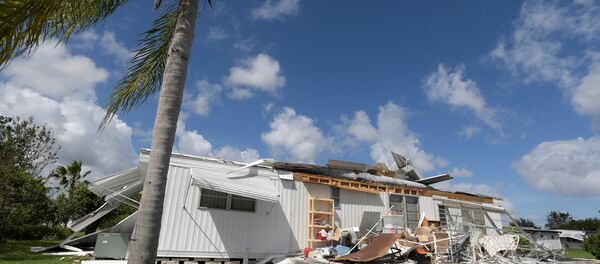 Una casa destruida por el huracàn Matthew, Florida Una casa destruida por el huracàn Matthew, Florida - Sputnik Mundo