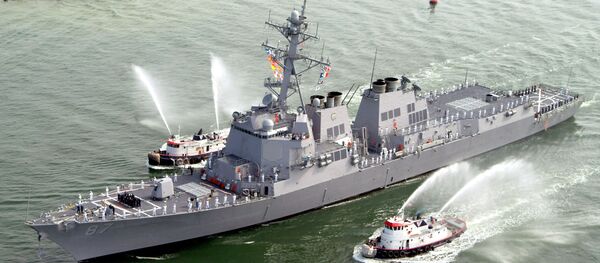 El destructor portamisiles USS Mason de la Marina de EEUU (archivo) El destructor portamisiles USS Mason de la Marina de EEUU (archivo) - Sputnik Mundo