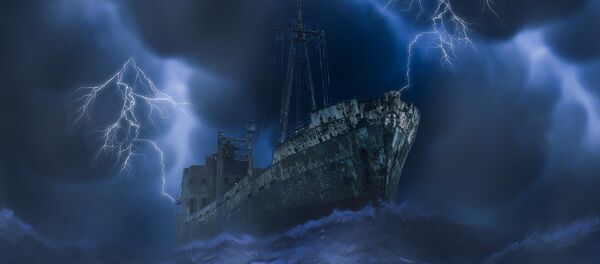 Un navío fantasma (ilustración) - Sputnik Mundo