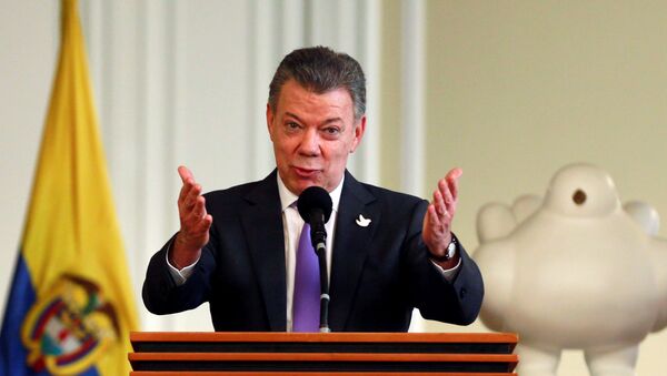 Juan Manuel Santos, presidente de Colombia - Sputnik Mundo