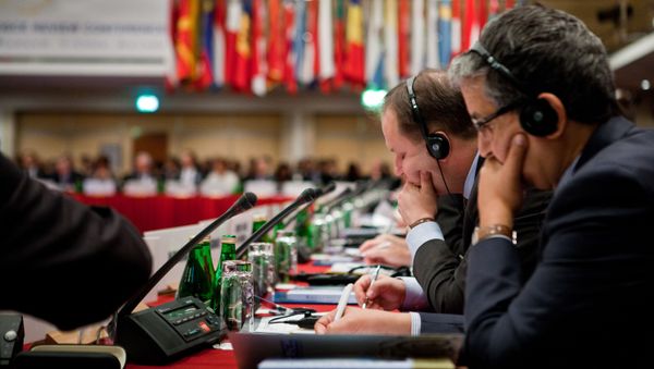Polska. Warszawa. Konferencja OBWE w Warszawie Polska. Warszawa. Konferencja OBWE w Warszawie - Sputnik Mundo