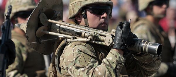 Chilean Air Force commands march during a military parade marking Chile's Army Day in Santiago - Sputnik Mundo