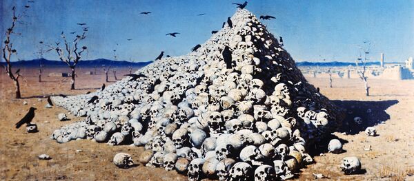 La Apoteosis de la guerra (Vasili Vereshchaguin, 1871) - Sputnik Mundo