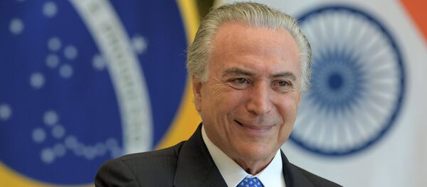 Michel Temer, presidente de Brasil - Sputnik Mundo