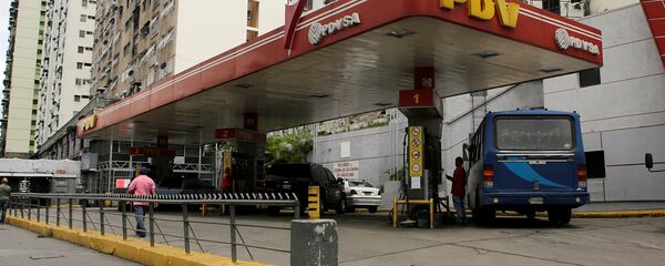 Gasolinera en Caracas, Venezuela (archivo) Gasolinera en Caracas, Venezuela (archivo) - Sputnik Mundo