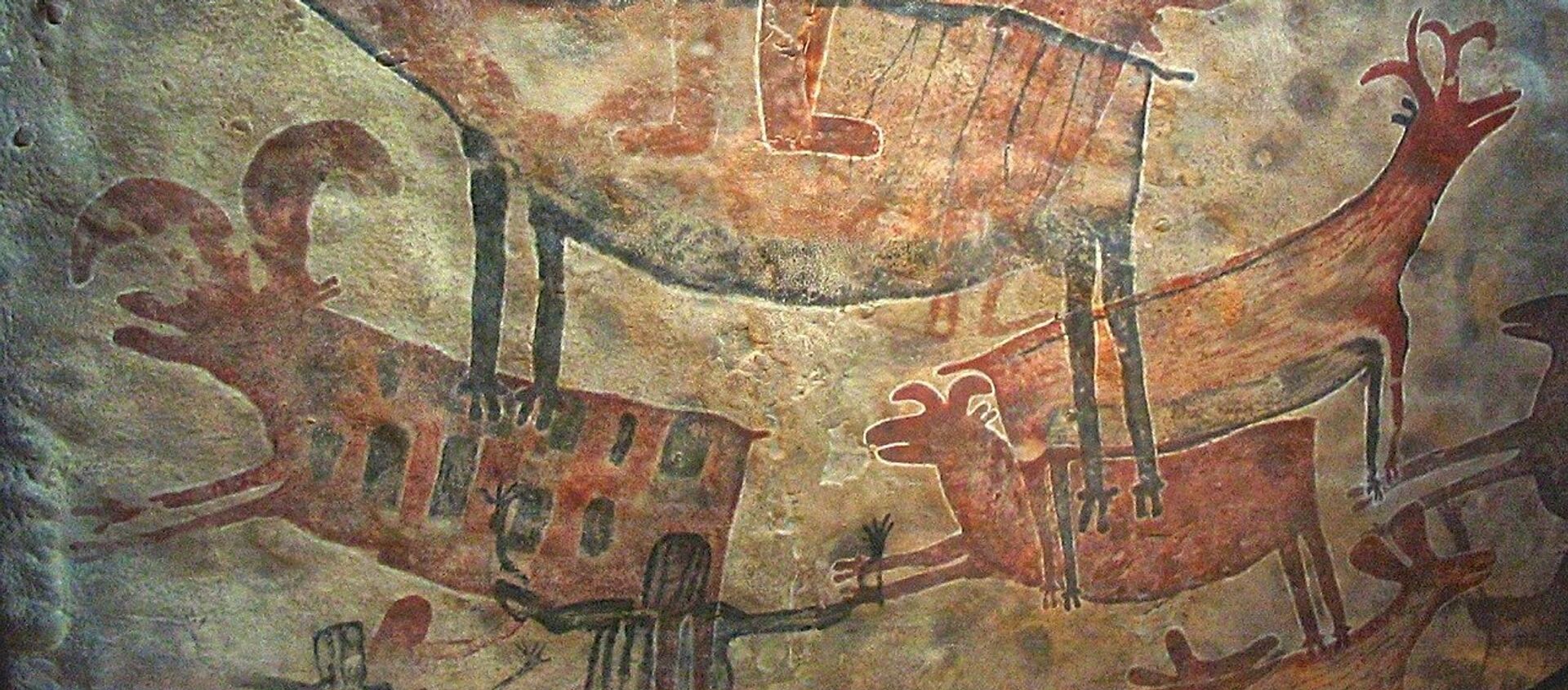 Pintura rupestre (imagen referncial) Pintura rupestre (imagen referncial) - Sputnik Mundo, 1920, 21.03.2017