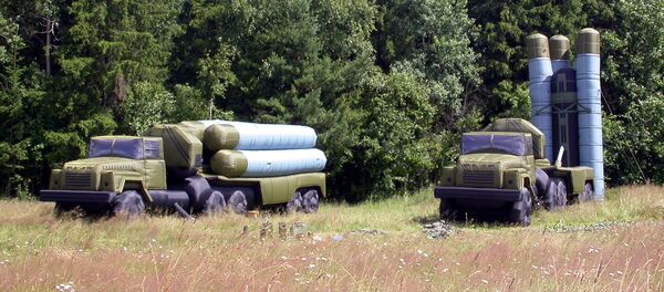 Carros de combate rusos inflables Carros de combate rusos inflables - Sputnik Mundo