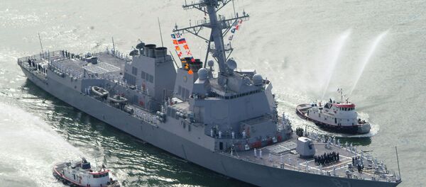 The USS Mason (DDG 87), a guided missile destroyer, arrives at Port Canaveral - Sputnik Mundo