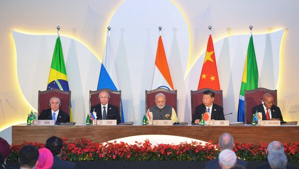 Los líderes de BRICS - Sputnik Mundo