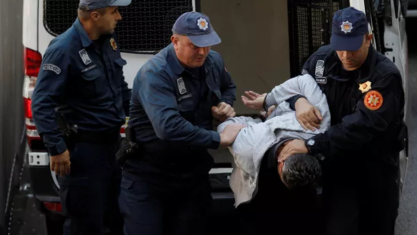 La policía de Montenegro - Sputnik Mundo