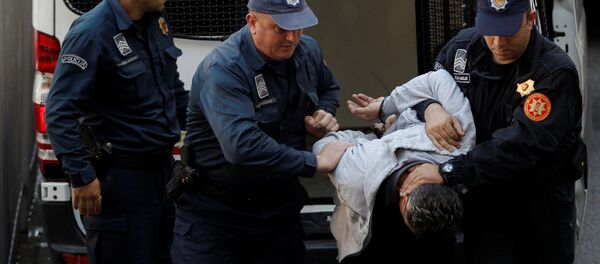 La policía de Montenegro La policía de Montenegro - Sputnik Mundo