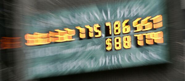 El Reloj de deuda pública estadounidense (archivo) - Sputnik Mundo