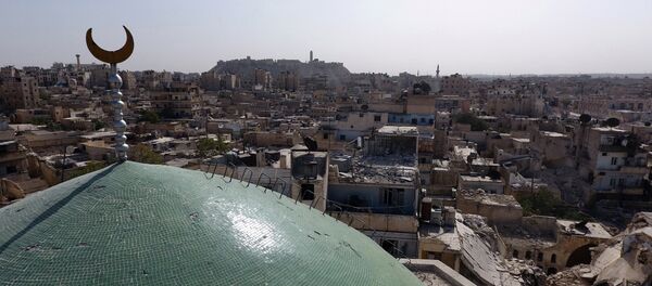 Edificios destruidos en Alepo - Sputnik Mundo