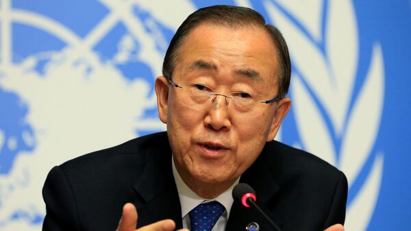 Ban Ki-moon, secretario general de la ONU - Sputnik Mundo