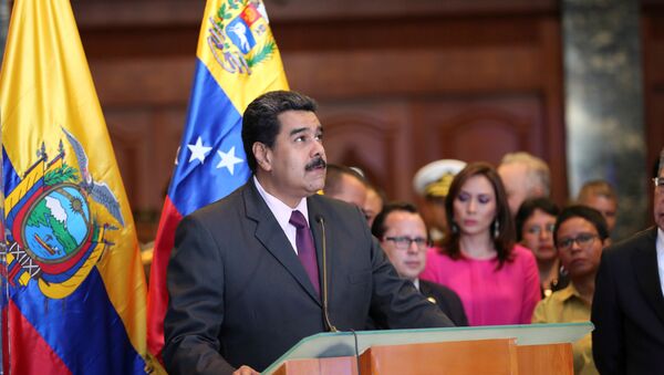 Venezuela's President Nicolas Maduro speaks during a visit at the Ecuador's National Assembly in Quito, Ecuador October 17, 2016. - Sputnik Mundo