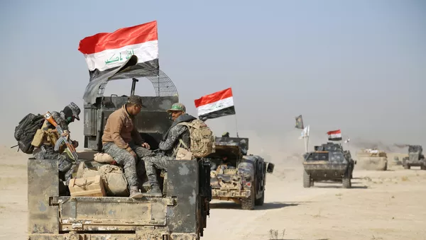 Las fuerzas de seguridad de Irak cerca de Mosul (archivo) - Sputnik Mundo