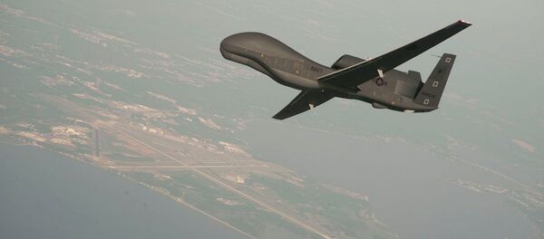 RQ-4 Global Hawk unmanned aerial vehicle conducts tests over Naval Air Station Patuxent River - Sputnik Mundo