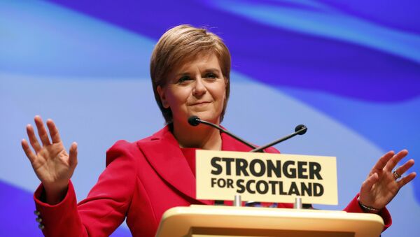 Nicola Sturgeon, la ministra principal de Escocia - Sputnik Mundo