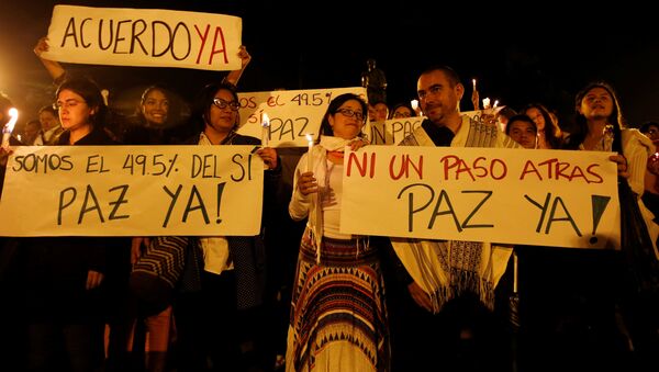Movilización por la paz en Colombia - Sputnik Mundo