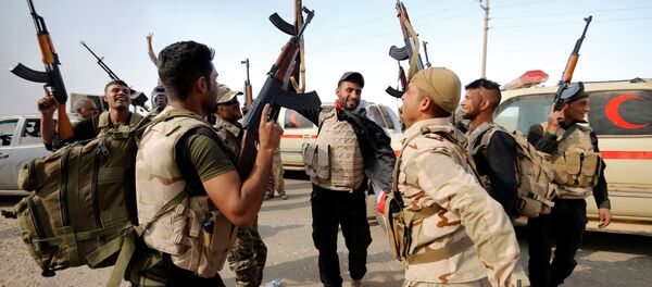 Militares iraquíes en Mosul - Sputnik Mundo