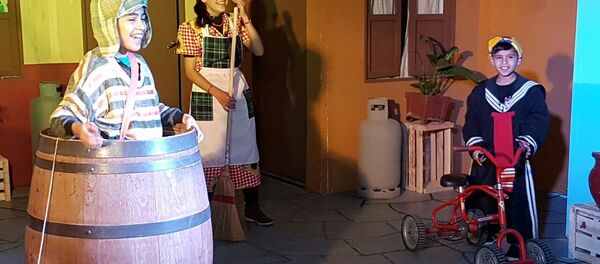 La réplica de la vecindad  del Chavo del Ocho en Argentina - Sputnik Mundo