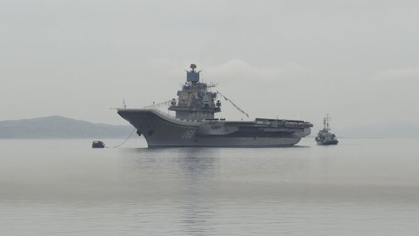 Portaviones de la Armada de Rusia Almirante Kuznetsov - Sputnik Mundo