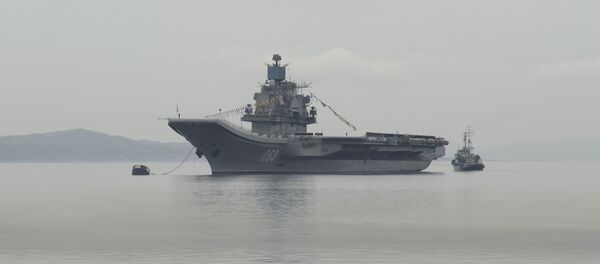 Portaviones de la Armada de Rusia Almirante Kuznetsov - Sputnik Mundo