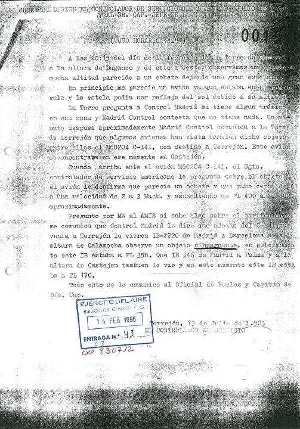 Documento publicado en la Biblioteca Virtual del Ministerio de Defensa. - Sputnik Mundo